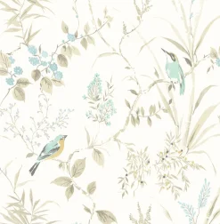 Brewster 3117-24171 Imperial Garden Beige Botanical Wallpaper Online