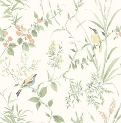 Brewster 2904-24174 Imperial Garden Sage Botanical Wallpaper Clearance