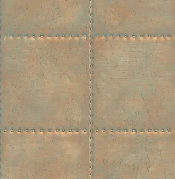 Brewster 2767-22344 Indium Bronze Sheet Metal Wallpaper Sale