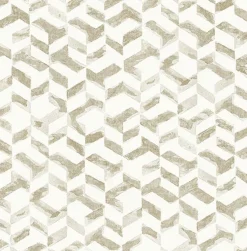 Brewster/ASP 2902-25500 Instep Champagne Abstract Geometric Wallpaper> Damask, Trellis & Geometrics