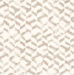 Brewster/ASP 2902-25503 Instep Rose Gold Abstract Geometric Wallpaper> Damask, Trellis & Geometrics