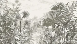 Brewster 300611 Into the Wild Grey Wall Mural Hot