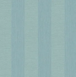 Brewster 2896-25309 Intrepid Blue Textured Stripe Wallpaper Sale