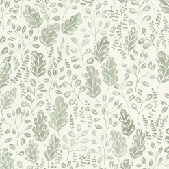 Brewster/ASP 2948-27014 Isha Green Leaf Wallpaper Discount