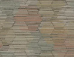 Brewster/ASP 2949-60515 Jabari Brown Geometric Faux Grasscloth Wallpaper Outlet