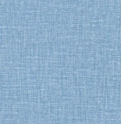 Brewster/ASP 2903-25873 Jocelyn Blue Faux Linen Wallpaper Outlet