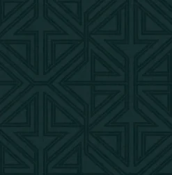 Brewster/ASP 2975-26228 Kachel Teal Geometric Wallpaper> Florals