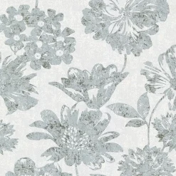 Brewster/ASP 4019-86458 Kala Light Blue Floral Wallpaper Hot