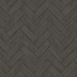 Brewster 3123-10110 Kaliko Dark Grey Wood Herringbone Wallpaper> Architectural