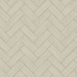 Brewster 3123-10104 Kaliko Green Wood Herringbone Wallpaper