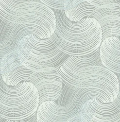 Brewster/ASP 2964-25909 Karson Teal Swirling Geometric Wallpaper Discount