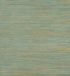 Brewster/ASP 2972-86125 Kira Turquoise Hemp Grasscloth Wallpaper> Damask, Trellis & Geometrics