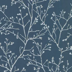 Brewster/ASP 4019-86455 Koura Sapphire Budding Branches Wallpaper> Architectural
