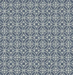 Brewster/ASP 2970-26137 Larsson Indigo Ogee Wallpaper Outlet