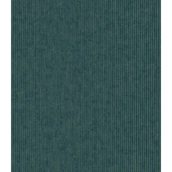 Brewster 307321 Leonardo Teal Flock Stripe Wallpaper> Damask, Trellis & Geometrics