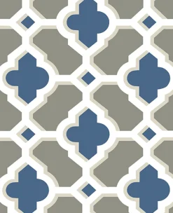 Brewster/ASP 2744-24125 Lido Navy Quatrefoil Wallpaper Discount