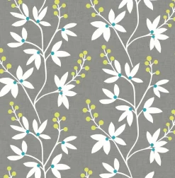 Brewster/ASP 2901-25441 Linnea Elsa Taupe Botanical Trail Wallpaper> Architectural