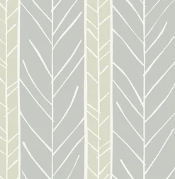 Brewster/ASP 2903-25817 Lottie Grey Stripe Wallpaper Discount