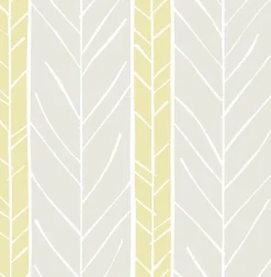 Brewster/ASP 2903-25818 Lottie Yellow Stripe Wallpaper> Damask, Trellis & Geometrics