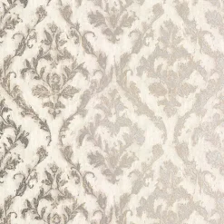 Brewster 2927-20106 Lyra Light Grey Damask Wallpaper> Florals