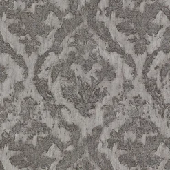 Brewster 2927-20108 Lyra Pewter Damask Wallpaper Discount