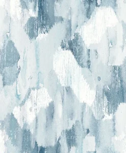 Brewster/ASP 2975-26261 Mahi Blue Abstract Wallpaper> Contemporary & Modern