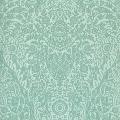 Brewster/ASP 2973-87369 Maris Mint Flock Damask Wallpaper