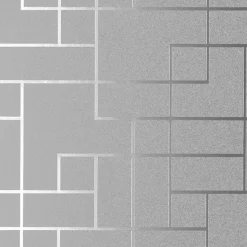 Brewster/ASP 2927-42491 Mason Silver Geometric Wallpaper Best