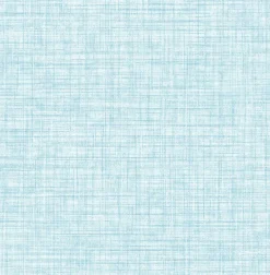 Brewster/ASP 2821-24276 Mendocino Blue Linen Wallpaper> Damask, Trellis & Geometrics