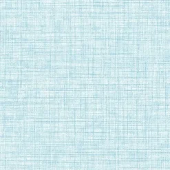 Brewster 3117-24276 Mendocino Blue Linen Wallpaper> Contemporary & Modern