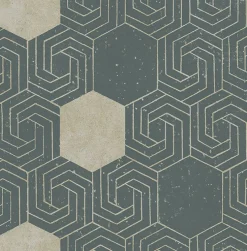 Brewster/ASP 2902-25545 Momentum Dark Green Geometric Wallpaper Sale