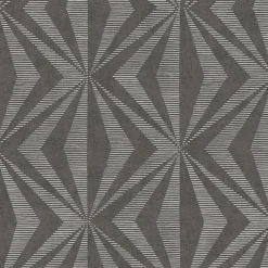 Brewster 4025-82547 Monge Charcoal Geometric Wallpaper Best