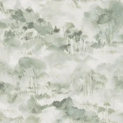 Brewster/ASP 2975-87547 Nara Sage Toile Wallpaper New