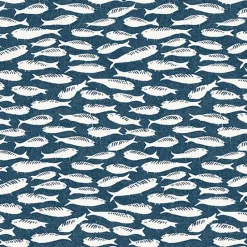 Brewster 3122-10522 Nunkie Navy Sardine Wallpaper Sale