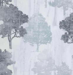 Brewster 2766-95577 Opuntia Silver Tree Silhouettes Wallpaper> Architectural