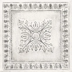 Brewster/ASP 2540-24031 Ornamental Off-White Tin Tile Wallpaper> Florals