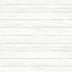 Brewster 3122-11200 Ozma White Wood Plank Wallpaper Discount