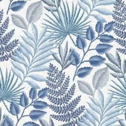 Brewster/ASP 2901-87505 Palomas Blue Botanical Wallpaper> Architectural