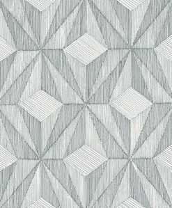Brewster/ASP 2908-87103 Paragon Slate Geometric Wallpaper> Florals