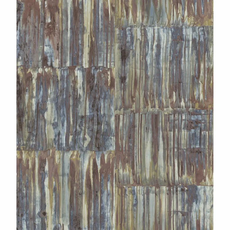 Brewster/ASP 2540-24064 Patina Panels Multicolor Metal Wallpaper Best