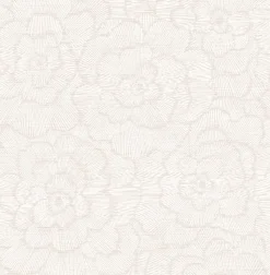 Brewster/ASP 2969-26037 Periwinkle Pink Textured Floral Wallpaper> Architectural