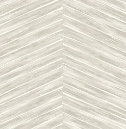 Brewster 2767-23777 Pina Light Grey Chevron Weave Wallpaper> Damask, Trellis & Geometrics
