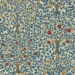 Brewster/ASP 2948-33013 Pomona Blue Fruit Tree Wallpaper Discount