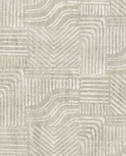 Brewster 391532 Pueblo Light Grey Global Geometric Wallpaper Outlet