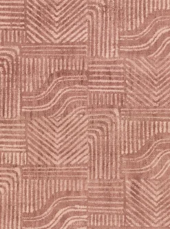 Brewster 391531 Pueblo Red Global Geometric Wallpaper Clearance