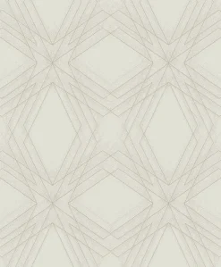 Brewster/ASP 2908-87108 Relativity Grey Geometric Wallpaper> Florals