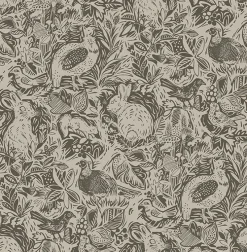 Brewster/ASP 2861-25725 Revival Brown Fauna Wallpaper> Animals & Insects
