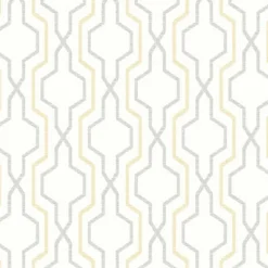 Brewster/ASP 2973-90604 Rion Yellow Trellis Wallpaper Discount
