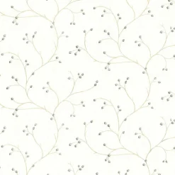 Brewster 3123-16156 Rosehip Cream Trails Wallpaper Outlet