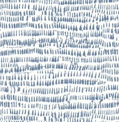 Brewster/ASP 2764-24357 Runes Blue Brushstrokes Wallpaper